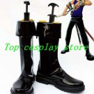 One Piece Roronoa Zoro Two Years Later Cosplay black shoes boots #OP06 shoe pu v