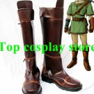 The Legend of Zelda link Cosplay Boots shoes shoe boot PU leather ver #LZ03