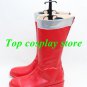 Power Rangers Super combat team Power Ranger Cosplay Shoes boots red ver #15YJZ
