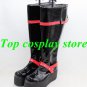 D.Gray-man Kanda You Yu Kanda red black cosplay Shoes Boots shoe boot