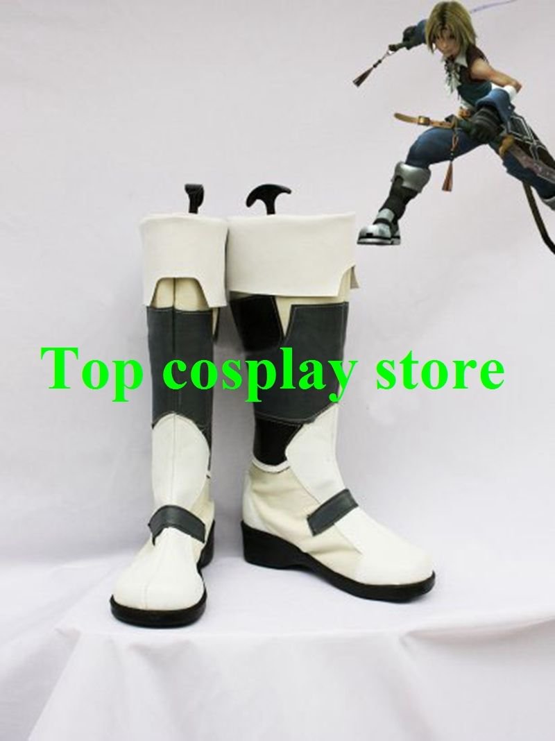 Dissidia Final Fantasy Gittern Zidane Cosplay Boots shoes shoe boot