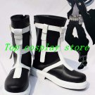 Vocaloid Black Rock Shooter Version Len Cosplay Boots shoes Black & White #VC104
