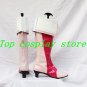 Smile Precure! Pretty Cure 6 Cure Peach Red & Pink Cosplay Boots #PC014 shoe