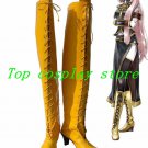 Vocaloid Diva Megurine Luka Cosplay High Boots shoes Yellow #VOC012 shoe boot