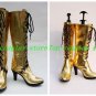 Vocaloid Diva Megurine Luka Gold High Heel Cosplay Boots shoes #VOC048 shoe boot