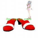 Gurren Lagann Nia Teppelin Cosplay Shoes red&white Ver #DL007 shoe boot