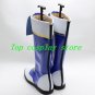 BLAZBLUE Noel Vermillion bule white gold Cosplay Boots shoes shoe boot #NC394