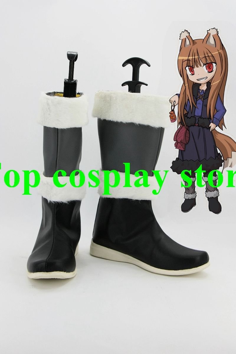Spice and Wolf Horo cosplay Shoes Boots shoe boot Custom-Made #SO12
