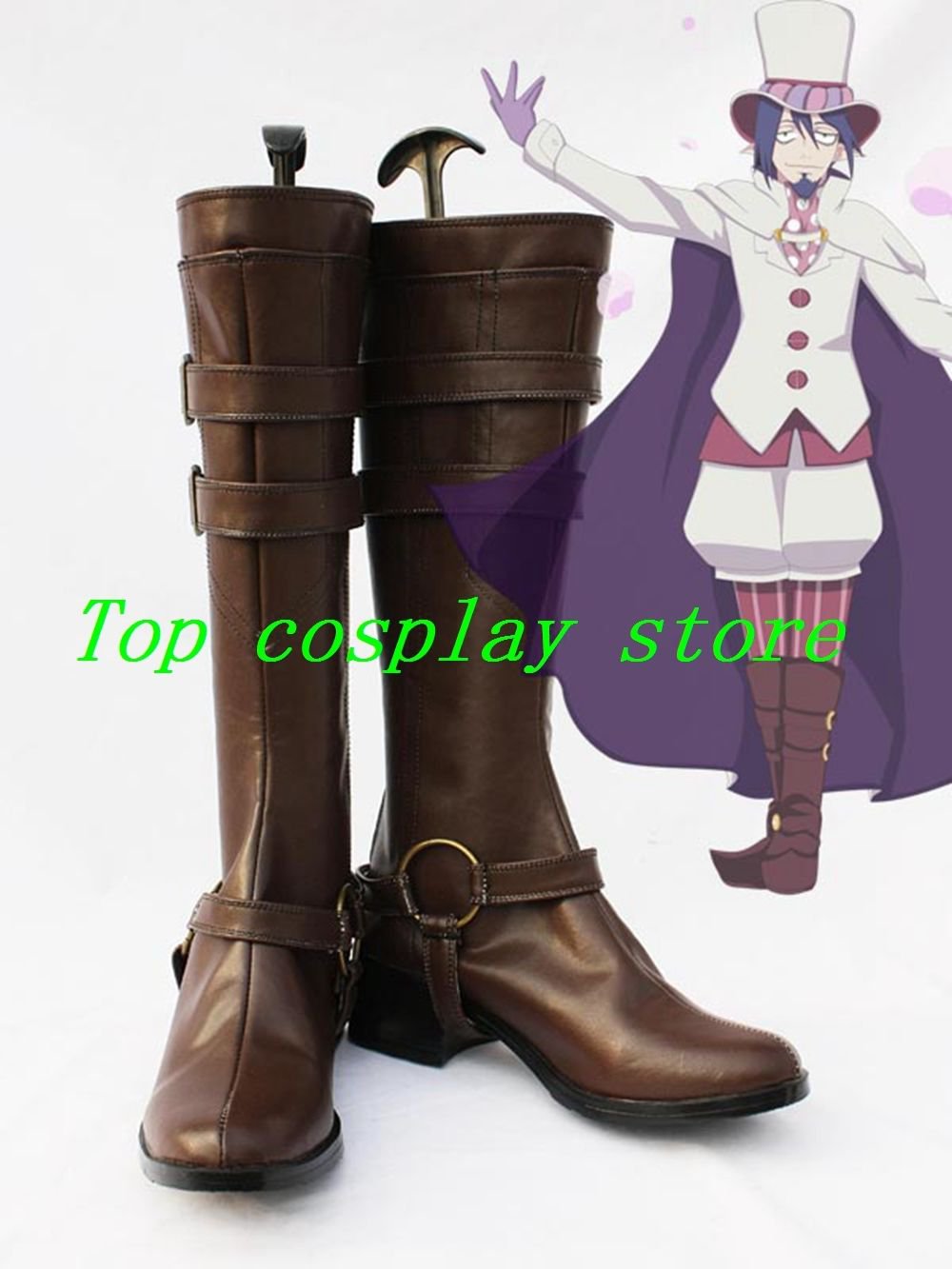 Blue Exorcist Ao no Exorcist Mephisto Pheles Cosplay Show Boots shoes shoe boot