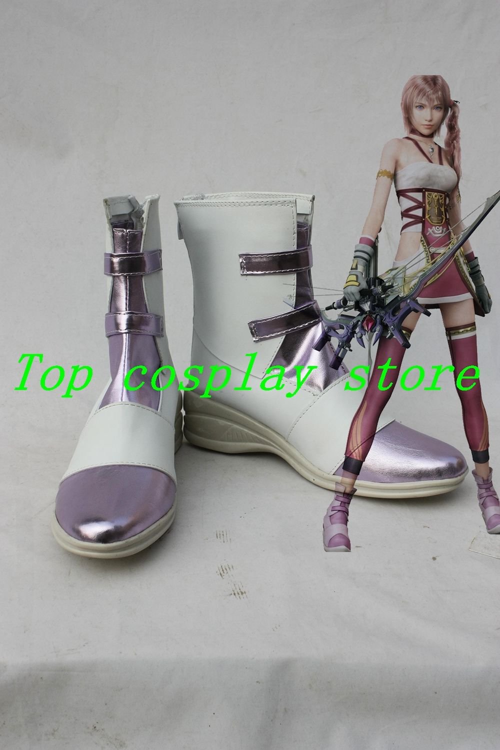 Final Fantasy XIII Serah Farron Cosplay Show Boots shoes Vesion A  shoe boot