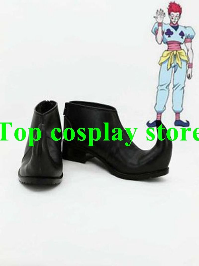 Hunter X Hunter Hisoka Cosplay Ankle Boots shoes #HXH006 shoe boot