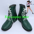 Sailor Moon Kino Makoto / Sailor Jupiter Green Cosplay Boots shoe boot shoes