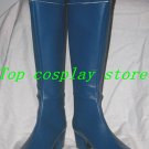 Sailor Moon Crystal Sailor Mercury dark Blue Cosplay Boots shoes shoe boot V2
