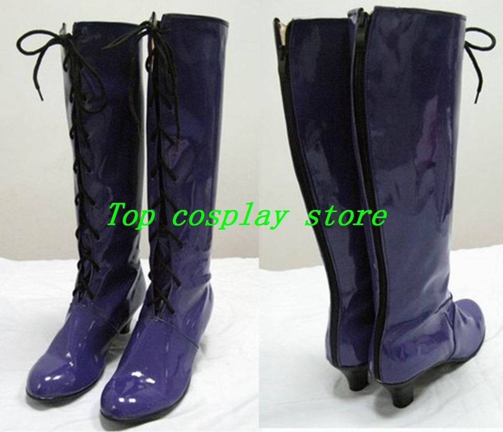 Sailormoon Sailor moon Cosplay Shoes boots purple #SC028 shoe boot