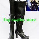 Chobits Cosplay Freya Black PU Leather Cosplay Boots shoes  boot shoe