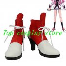 Revolutionary Girl Utena Tenjo Utena PU Leather Cosplay Boots shoes red/white V
