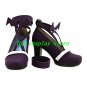 Aikatsu! Yurika Todo Cosplay Shoes boots purple ver shoe boot high heel