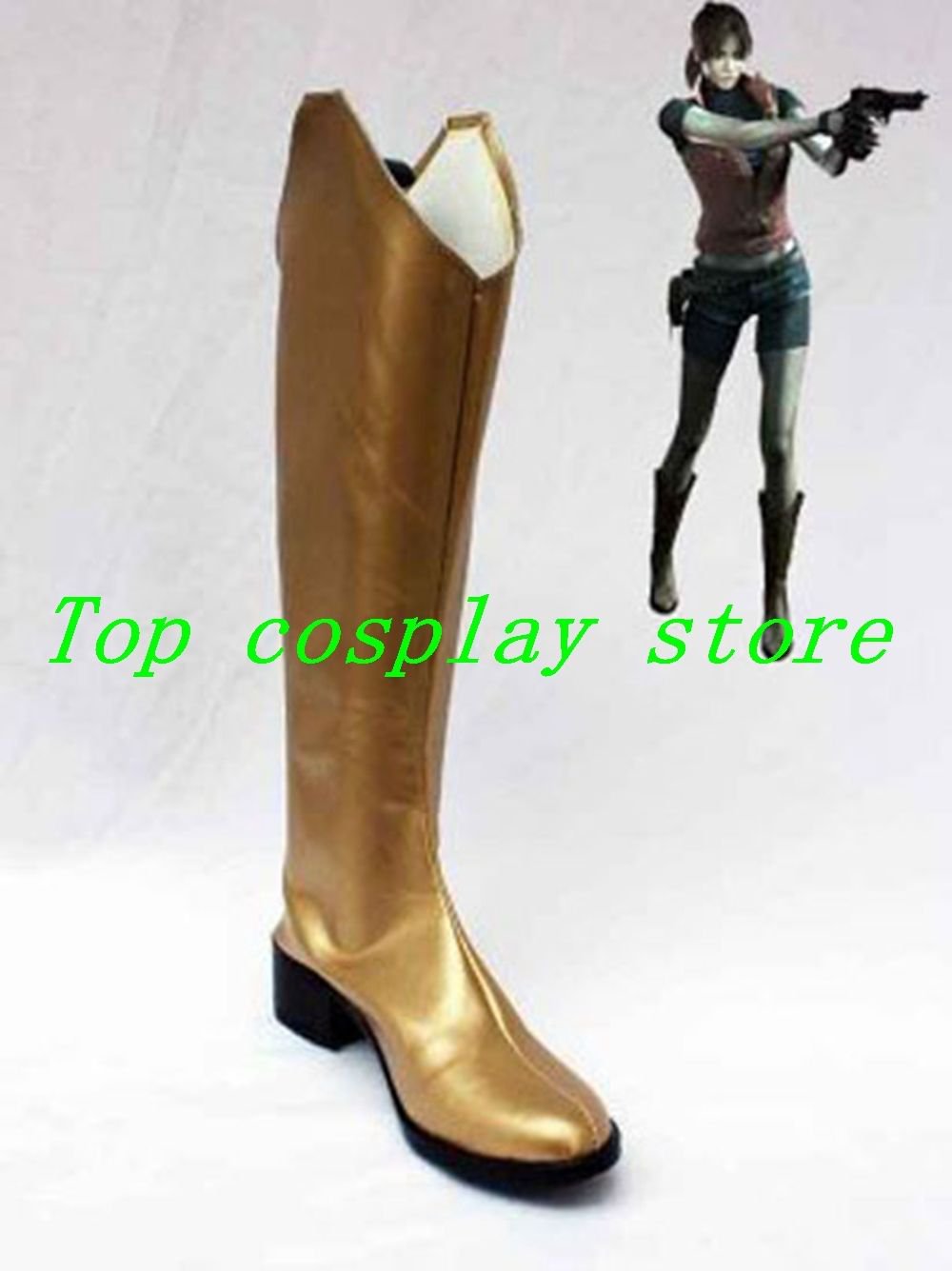 Residnet Evil Clair Redfield Cosplay Boots shoes #RE03 shoe boot