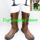APH Hetalia Cosplay Axis Powers Hetalia Switzerland Brown Cosplay Boots shoes