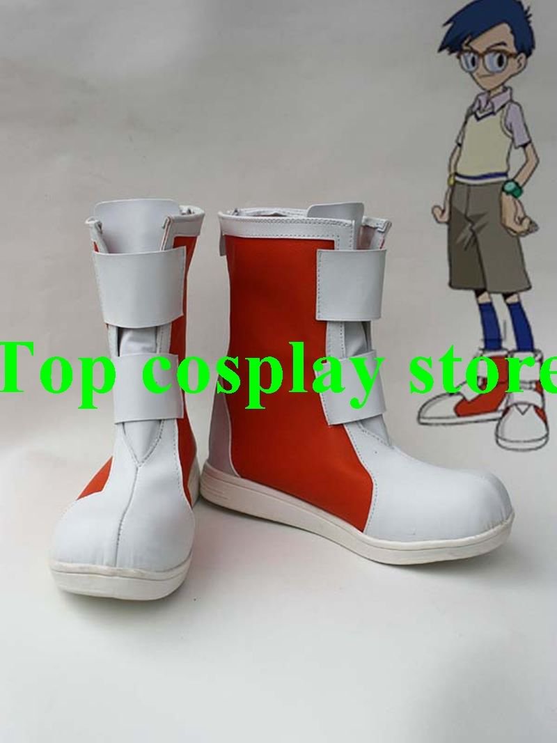 Pokemon Digital Monster Digimon Adventure Joe Jou Kido Short Cosplay Boots shoes