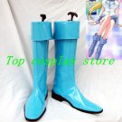 Yu-Gi-Oh! GX Alexis Rhodes Asuka Tenjouin Blue Cosplay Boots shoes #YG004 shoe