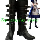 Alice Madness Returns Cosplay Boots shoes black shoe boot
