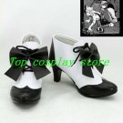 Black Butler Kuroshitsuji Ciel Phantomhive High Heel Cosplay Boots shoes bow ver