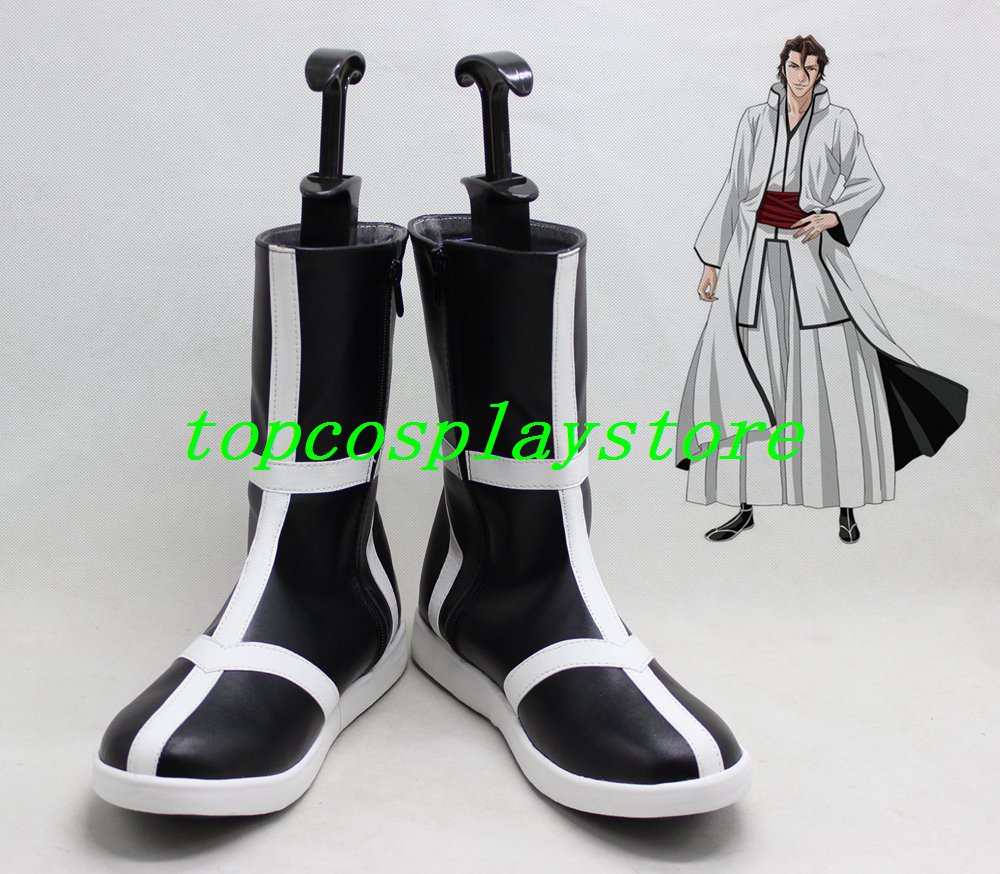 Bleach Aizen Sousuke Arrancar's lquiorra cifer Grimmjow Broken Mask Cosplay Boots Shoes