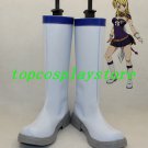 Fairy Tail Lucy Heartfilia White Cosplay Boots Shoes new ver