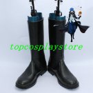 Fate/Unlimited Codes Lancer Black Silver  Fairy Tail Jellal Fernandes Cosplay shoes boot black ver 2