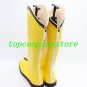 x-men Logan Wolverine cosplay Shoes Boots hand made Custom made yellow #15YJZ12