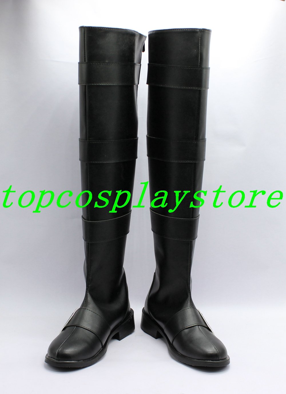 Black Butler Sebastian UnderTaker Cosplay Boots shoes flat ver #15YJZ93