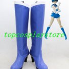 Sailor Moon Sailor Mercury blue high heel ver 3 Cosplay Boots shoes shoe boot