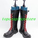 Dungeon Fighter Online Mage PU Leather Cosplay Shoes boots #DO08