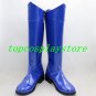 Mens Blue Superhero cosplay shoes Boots shoe boot