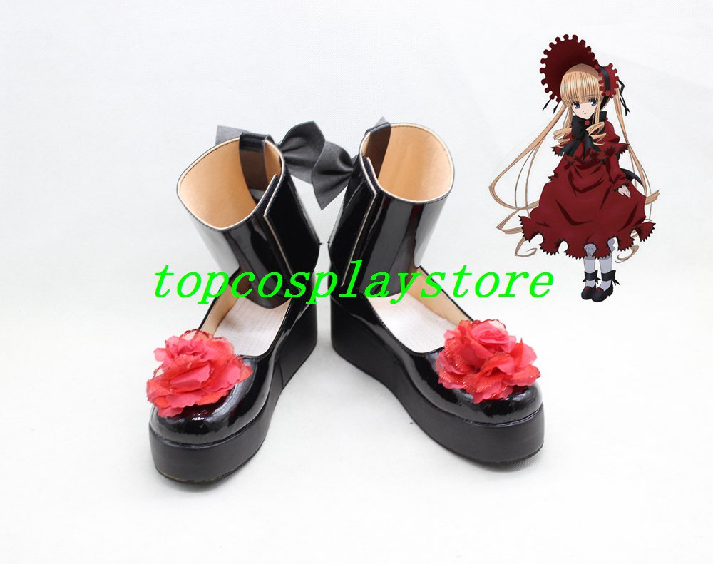 Rozen Maiden Shinku Pure Ruby cos Cosplay Shoes Boots shoe boot