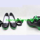 Vocaloid Death Master Cosplay Black Rock Shooter Cosplay Shoes boots high heel