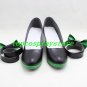 Vocaloid Death Master Cosplay Black Rock Shooter Cosplay Shoes boots high heel