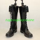 VOCALOID Len BJD as Michael DOD black punk cool shoes shoe boots boots lacp up