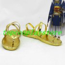 DMM Touken Ranbu Mikazuki Munechika Cosplay Shoes Sandals Custom made Version A #TR014
