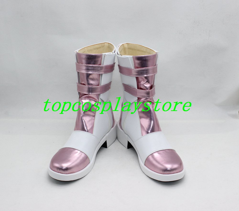 Final Fantasy 13-2 FF XIII-2 Serah Farron Cosplay Costume Boots Boot Shoes Shoe new come #37