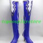 Hyperdimension Neptunia NoireBlack Heart Blue Cosplay Boots shoes #5471