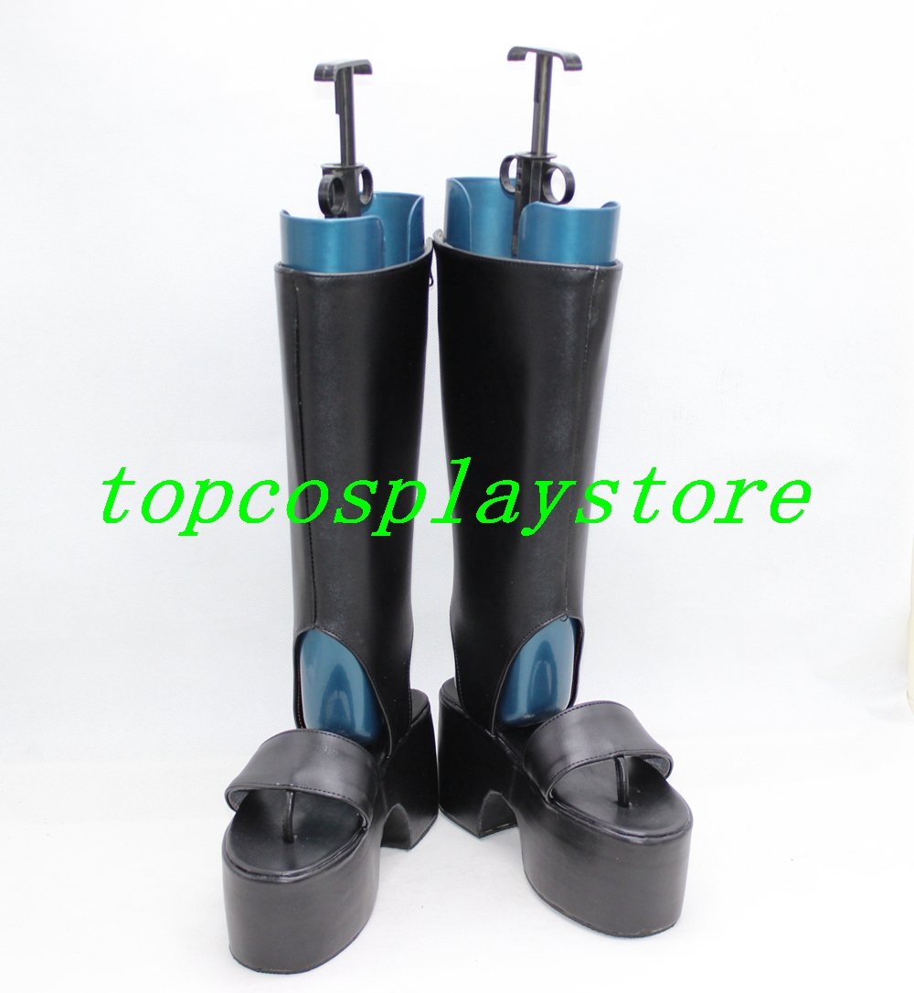 Naruto Uchiha Sasuke Cosplay Boots shoes Black ver new sole