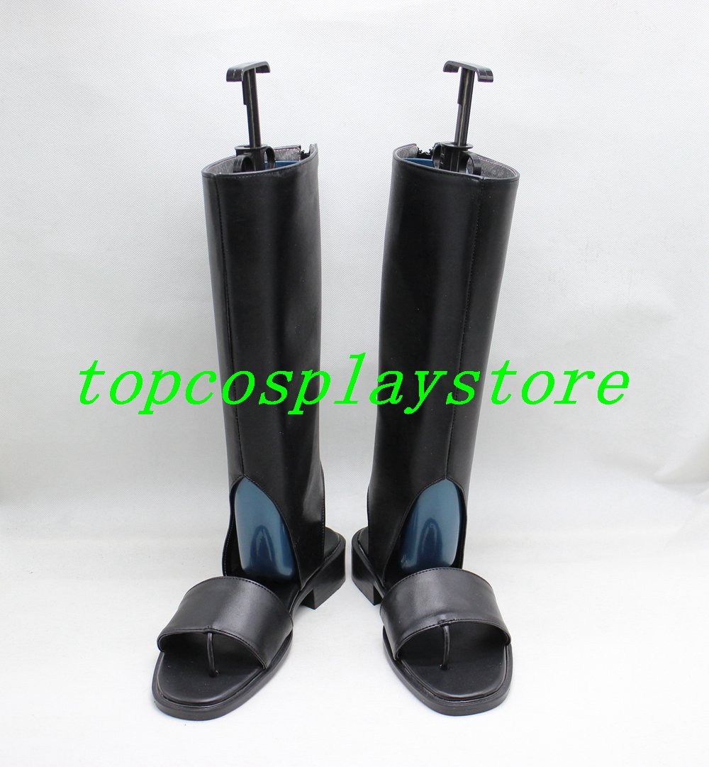 Naruto Uchiha Sasuke Cosplay Boots shoes Black ver new sole 2