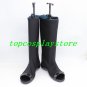 Naruto Shippuden Haruno Sakura Black Ninja Boots Anime Cosplay Shoes shoe boot new Version #NTS001