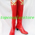 Phoenix Wright: Ace Attorney Regina Berry Cosplay Shoes Boots Red Ver #AO008
