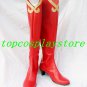 Phoenix Wright: Ace Attorney Regina Berry Cosplay Shoes Boots Red Ver #AO008