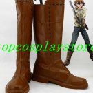 Akame Ga Kill! Tatsumi Cosplay Shoes Boots Brown Ver #AGK005