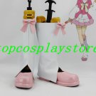 AKB0048 Nagisa Motomiya cosplay Shoes Boots white & pink short ver #AKB005