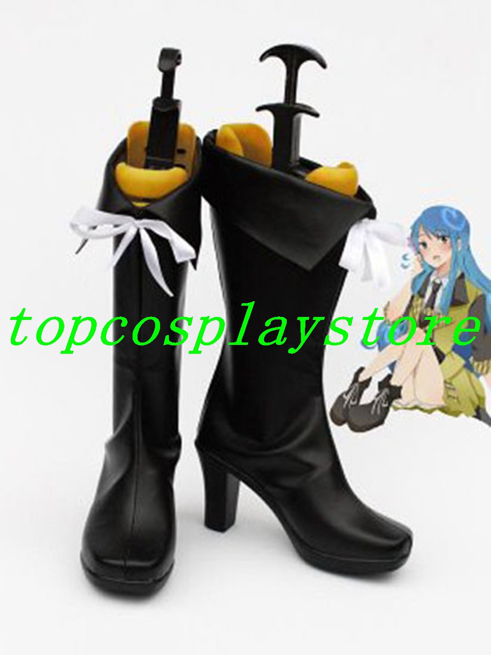 AKB0048 Center Nova Chieri Sono Cosplay Boots shoes black ver #AKB0029